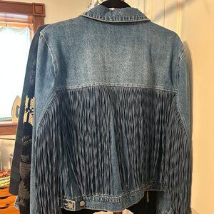 Lucchese Jean Jacket with Fringe Medium